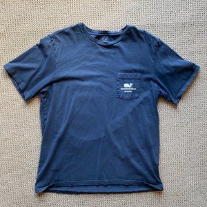 Vineyard Vines Pocket Tee Navy Large
